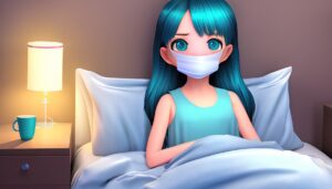 girl in serious disease, girl in hospital bed