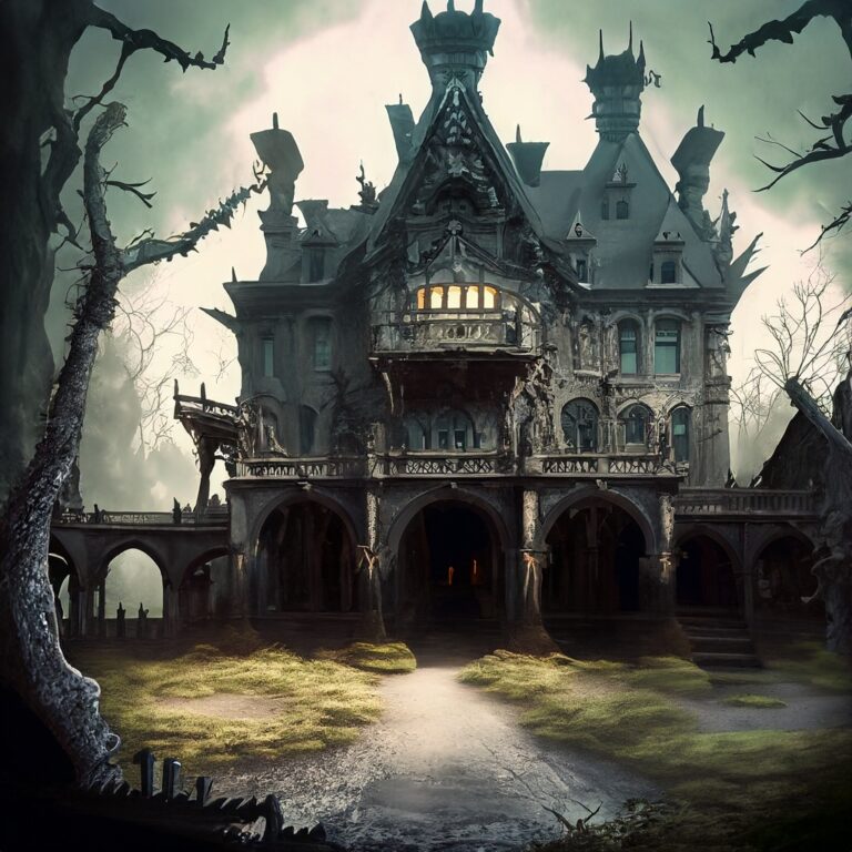 a haunted manor, bunglo, haunted house