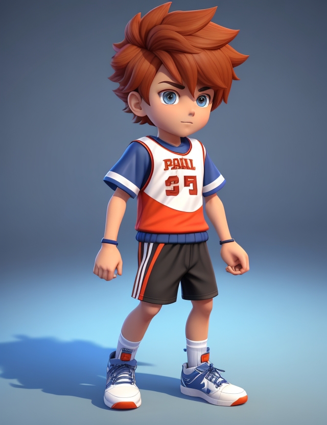 a athlete boy anime