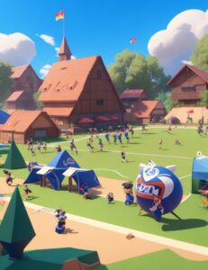 a village organise tournament and event