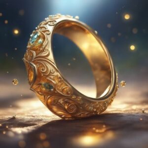 a golden ring 